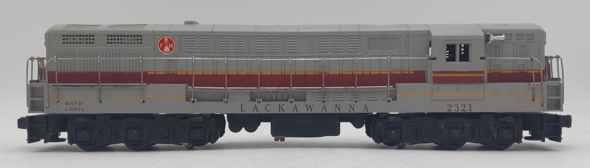 Lionel 2321 Vintage O Lackawanna FM Trainmaster Diesel (Gray Roof Version) EX