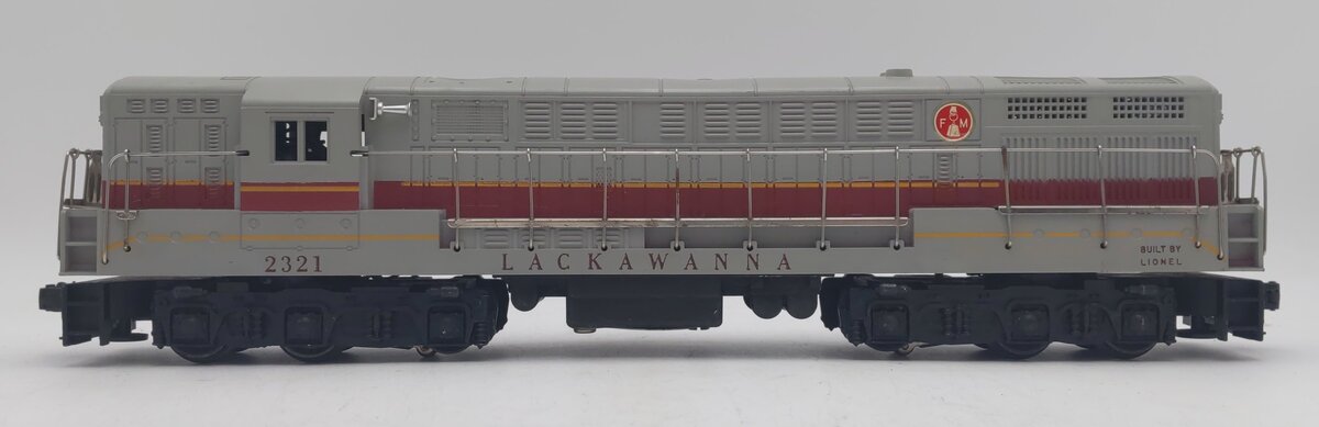 Lionel 2321 Vintage O Lackawanna FM Trainmaster Diesel (Gray Roof Version) EX