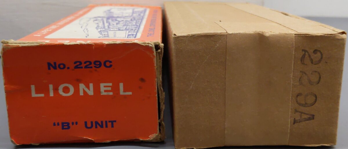 Lionel 229 Vintage O Minneapolis & St. Louis AB Diesel Locomotive Set/Box