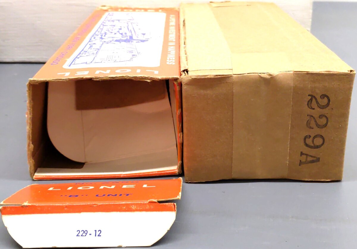 Lionel 229 Vintage O Minneapolis & St. Louis AB Diesel Locomotive Set/Box