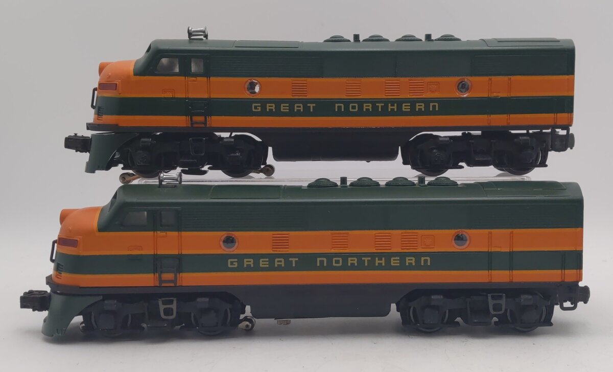 Lionel 2333 Vintage O Great Northern F3 AA Diesel Set - Custom Painted