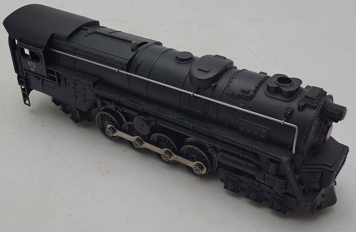 Lionel 671RR Vintage O Steam Loco- 52 Version w/o Magnetraction VG