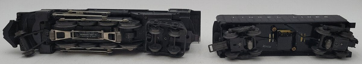 Lionel 736 Vintage O 2-8-4 Pennsylvania Steam Locomotive with 2046W Tender VG