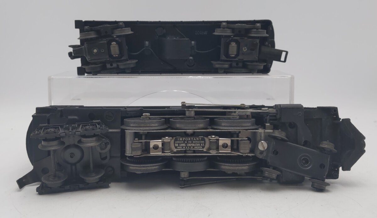 Lionel 646 Vintage O 4-6-4 Die-Cast Steam Locomotive & 2046W Whistle Tender VG