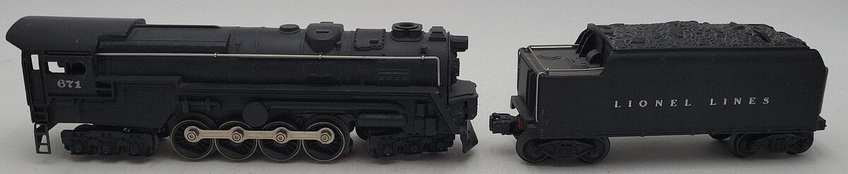 Lionel 671 Vintage O 6-8-6 Die-Cast Steam Turbine Locomotive w/671W Tender VG