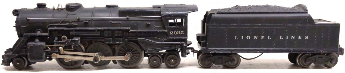 Lionel 2035 Vintage O 2-6-4 Die-Cast Postwar Steam Locomotive w 6466WX Tender