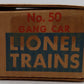Lionel 50 Vintage O Gauge Postwar Motorized Gang Car w/3 Figures VG/Box
