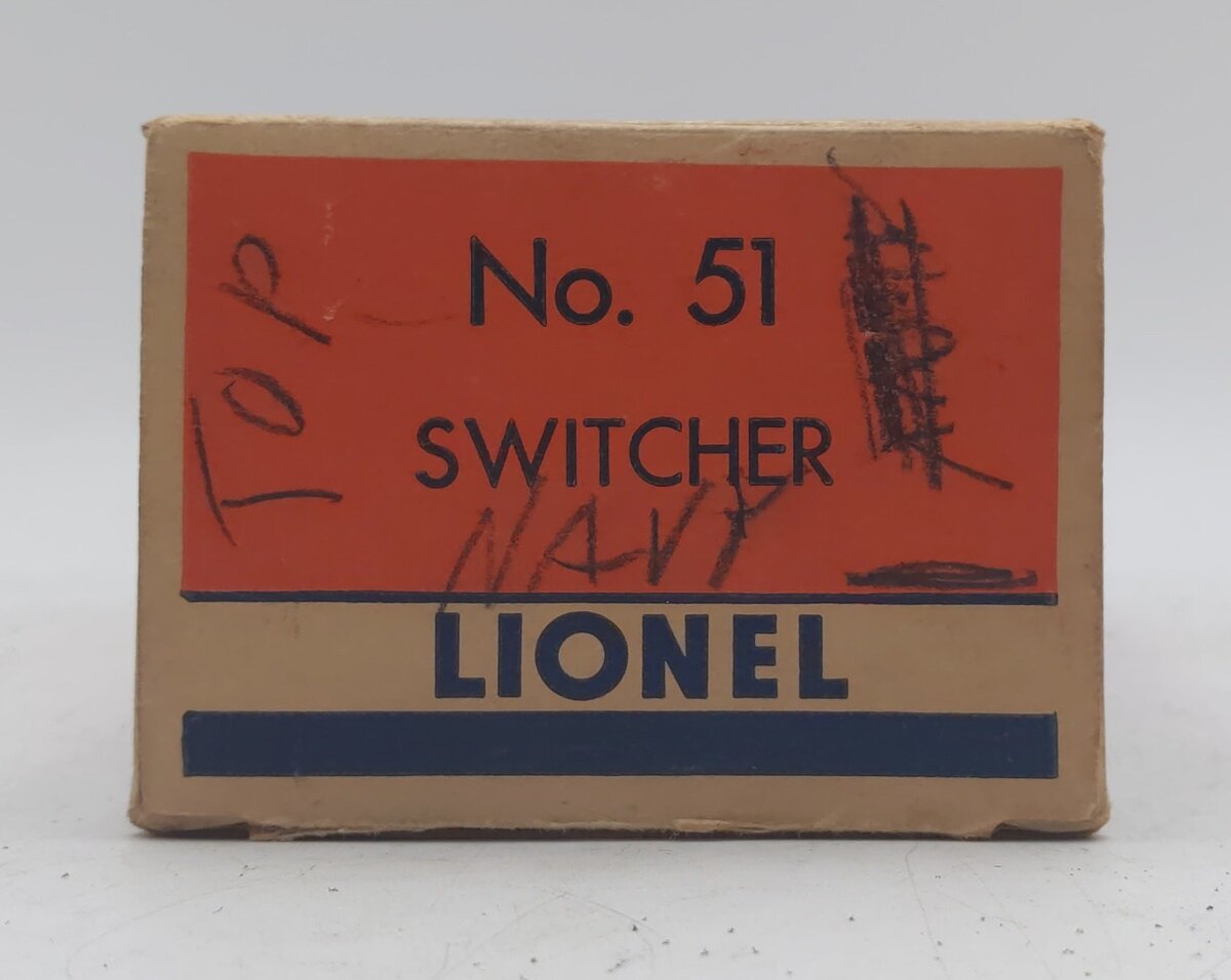 Lionel 51 Vintage O Navy Yard Turbine Powered Diesel Switcher EX/Box
