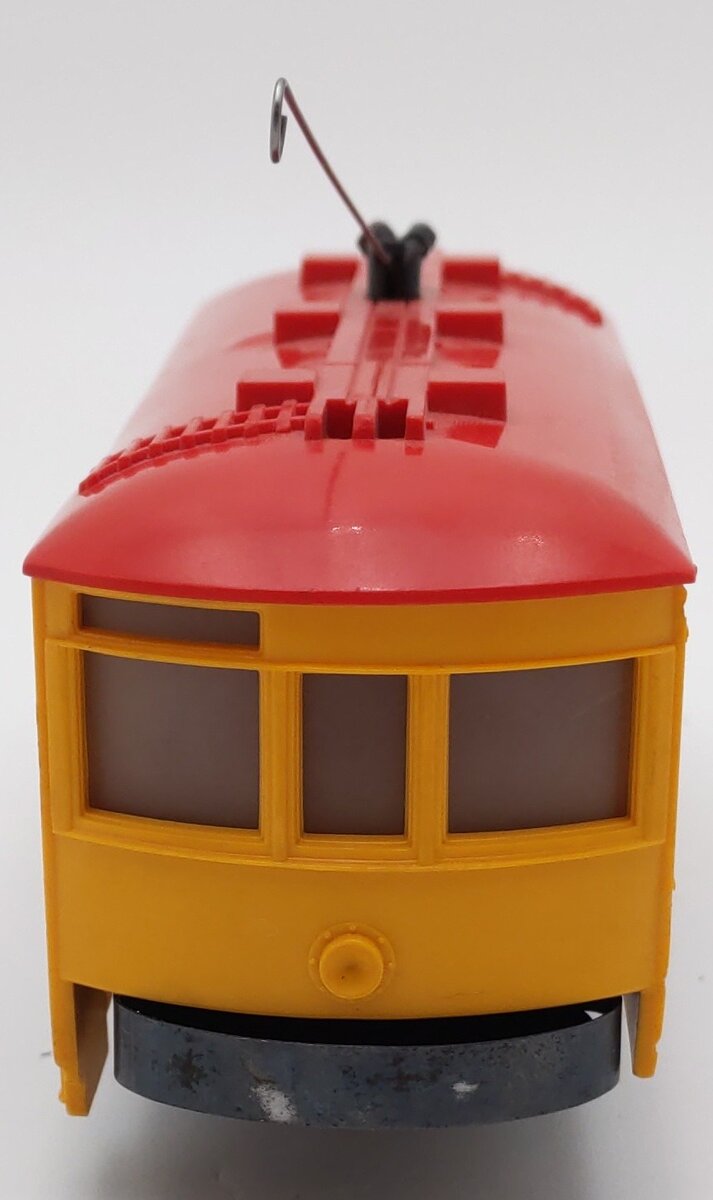 Lionel 60 Vintage O Gauge Postwar Lionelville Trolley with Black Lettering VG