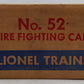 Lionel 52 Vintage O Motorized Fire Car VG/Box
