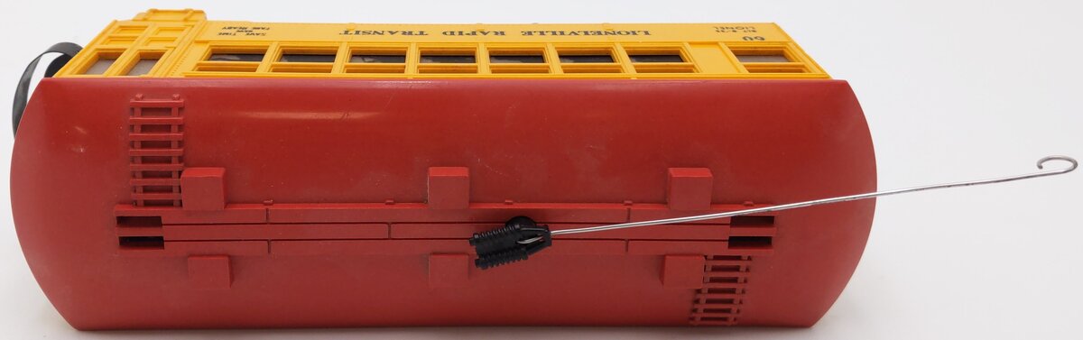 Lionel 60 Vintage O Gauge Postwar Lionelville Trolley with Black Lettering
