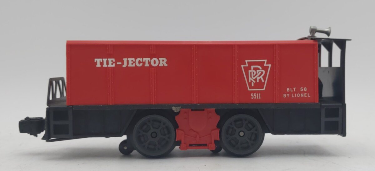 Lionel 55 Vintage O Gauge Postwar Pennsylvania Railroad Operating Tie-Jector Car EX/Box