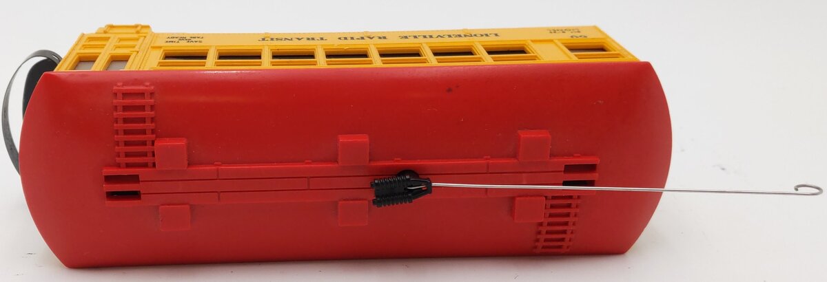 Lionel 60 Vintage O Gauge Postwar Lionelville Trolley with Black Lettering VG