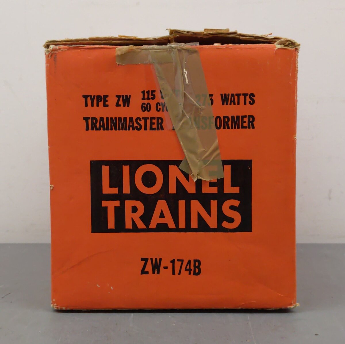 Lionel ZW Vintage O Gauge Trainmaster 275 Watt Transformer with Whistle VG/Box