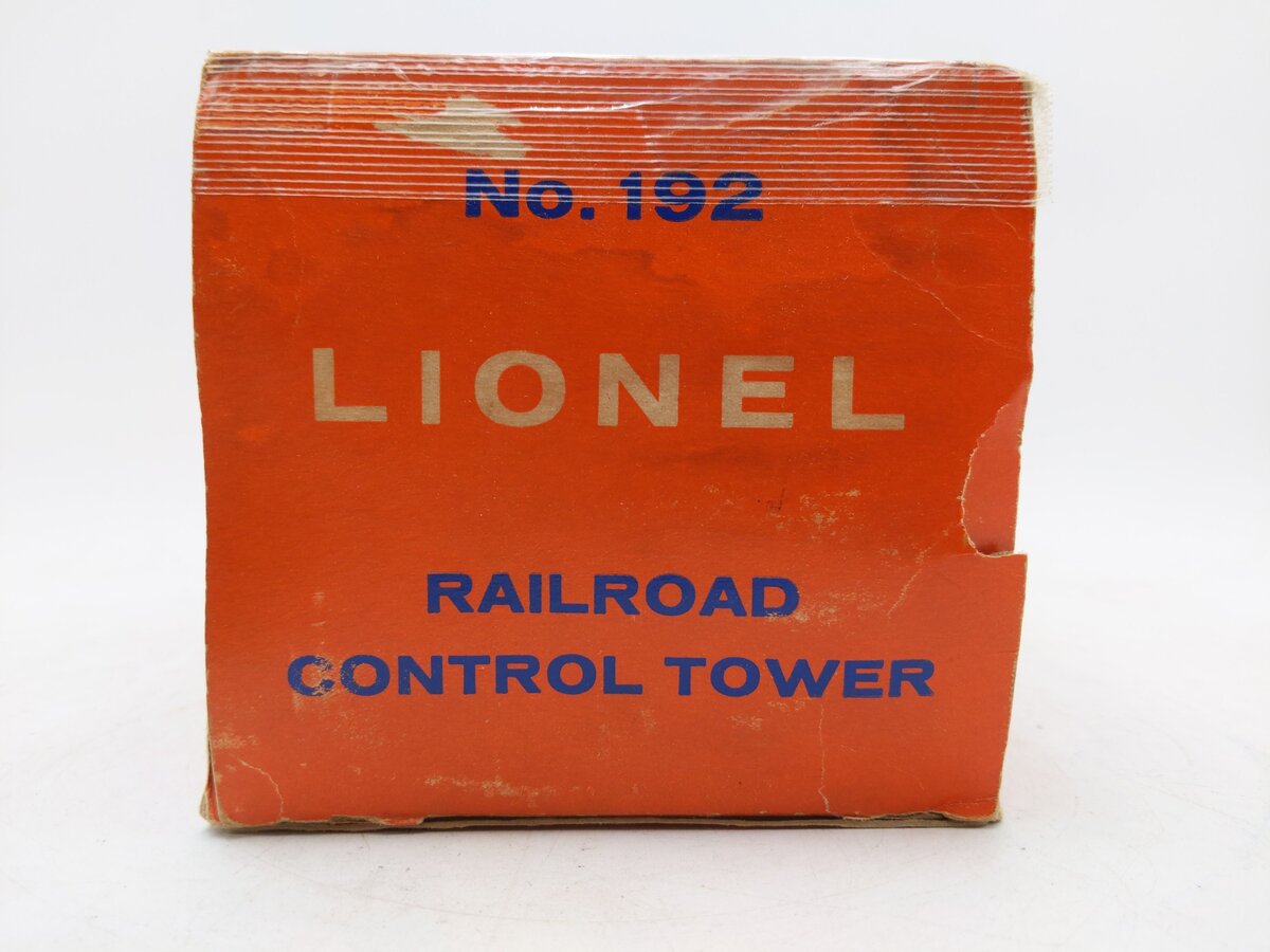 Lionel 192 Vintage O Operating Control Tower VG/Box
