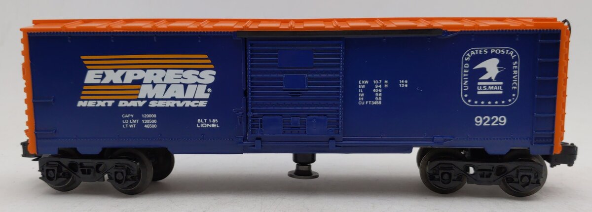 Lionel 6-9229 O Gauge Operating USPS Express Mail Boxcar EX/Box