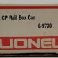 Lionel 6-9730 O Gauge CP Rail Boxcar - White Letter Version EX/Box