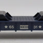 Lionel 6-6531 O Gauge Express Mail Flatcar with Piggyback Trailers EX/Box