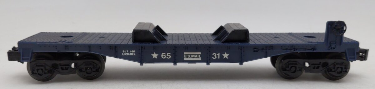 Lionel 6-6531 O Gauge Express Mail Flatcar with Piggyback Trailers EX/Box