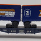 Lionel 6-6531 O Gauge Express Mail Flatcar with Piggyback Trailers EX/Box