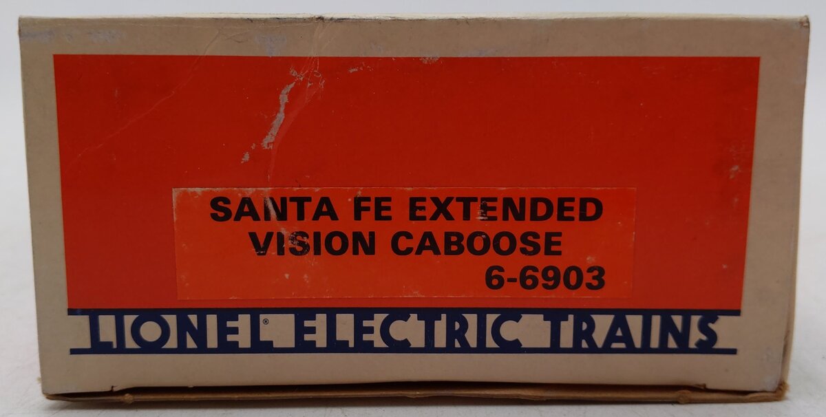 Lionel 6-6903 O Gauge Santa Fe Extended Vision Caboose EX/Box