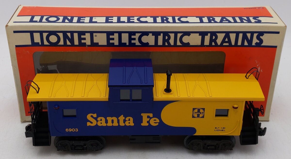 Lionel 6-6903 O Gauge Santa Fe Extended Vision Caboose EX/Box