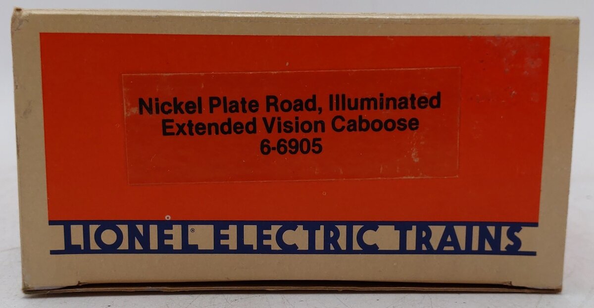 Lionel 6-6905 O Gauge Nickel Plate Road Illuminated Extended Vision Caboose EX/Box