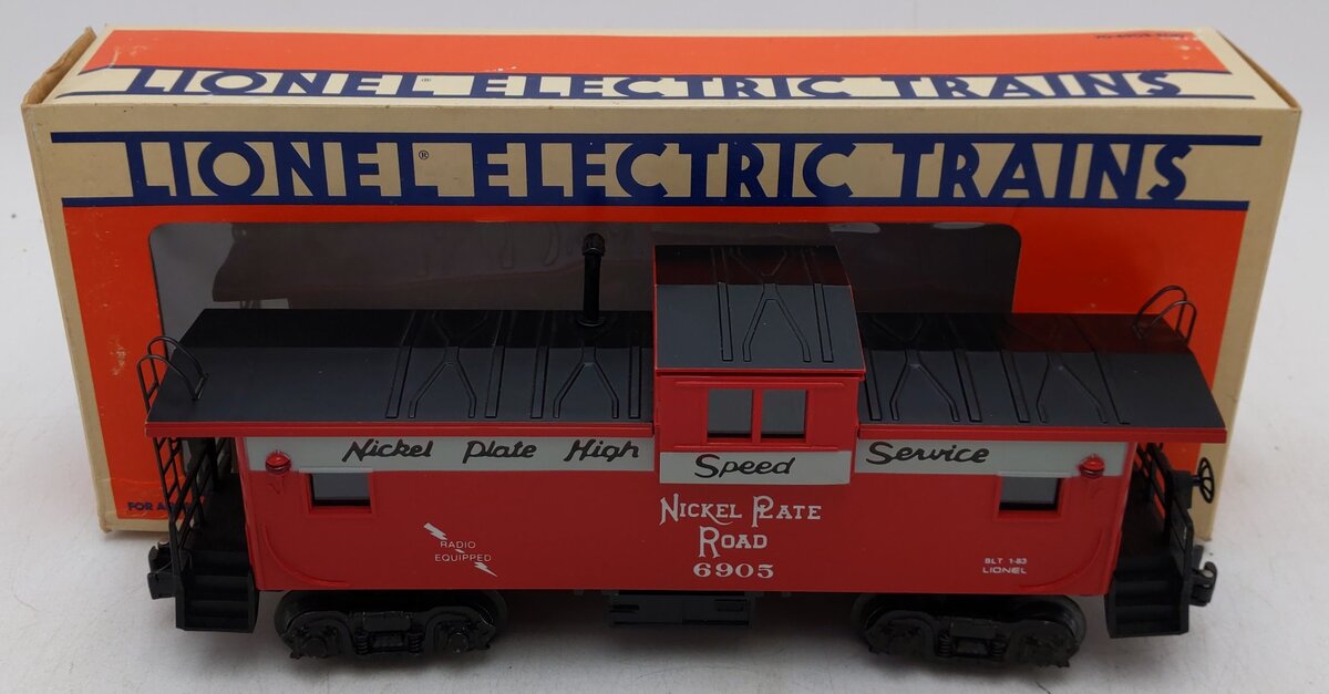 Lionel 6-6905 O Gauge Nickel Plate Road Illuminated Extended Vision Caboose EX/Box