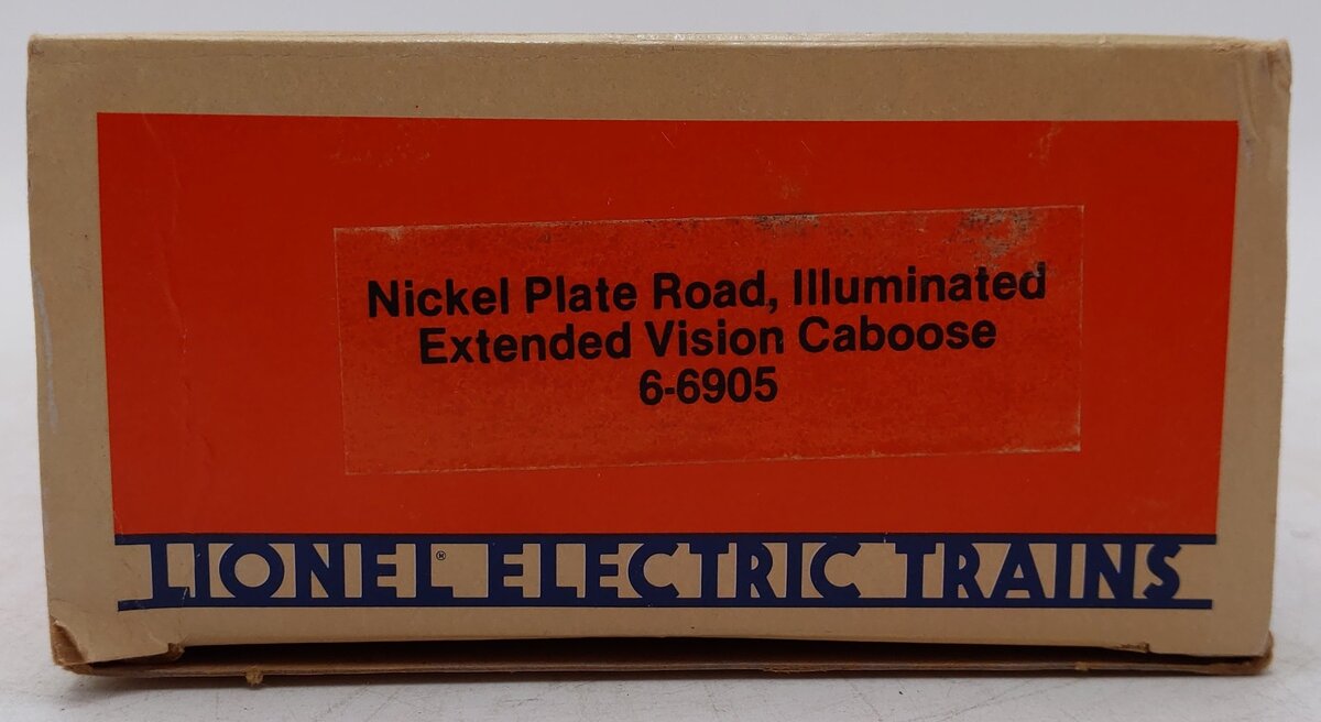 Lionel 6-6905 O Gauge Nickel Plate Road Illuminated Extended Vision Caboose EX/Box