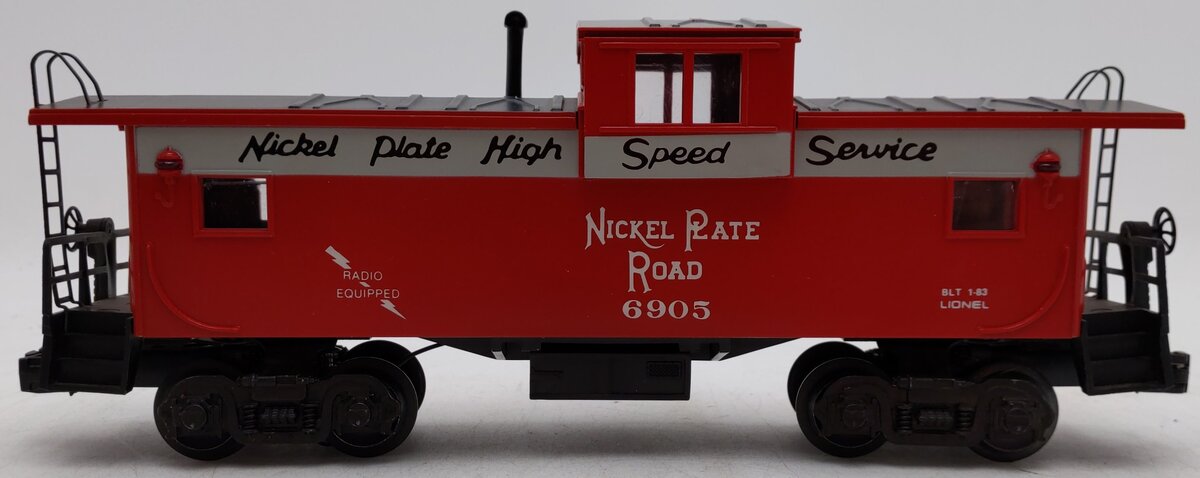 Lionel 6-6905 O Gauge Nickel Plate Road Illuminated Extended Vision Caboose EX/Box