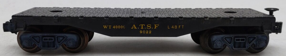 Lionel 6-9022 AT&SF Flatcar (No Load) EX