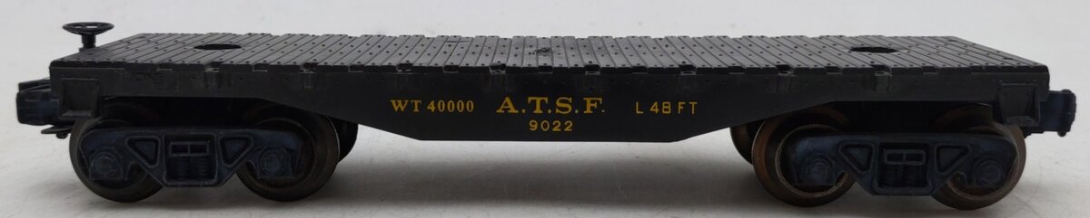 Lionel 6-9022 AT&SF Flatcar (No Load) EX