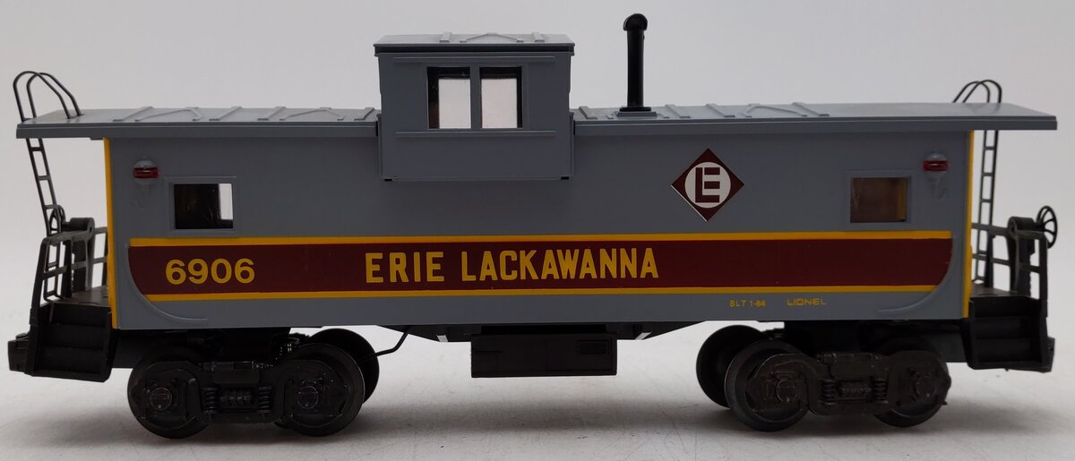 Lionel 6-6906 O Gauge Erie Lackawanna Extended Vision Caboose #6906 EX/Box
