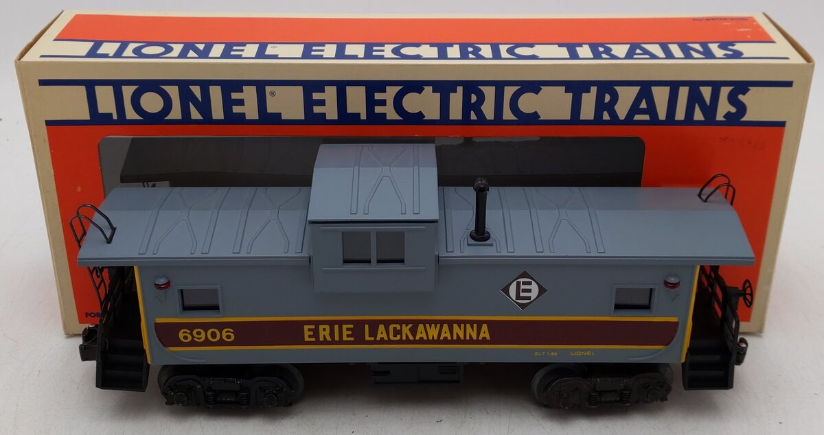 Lionel 6-6906 O Gauge Erie Lackawanna Extended Vision Caboose #6906 EX/Box