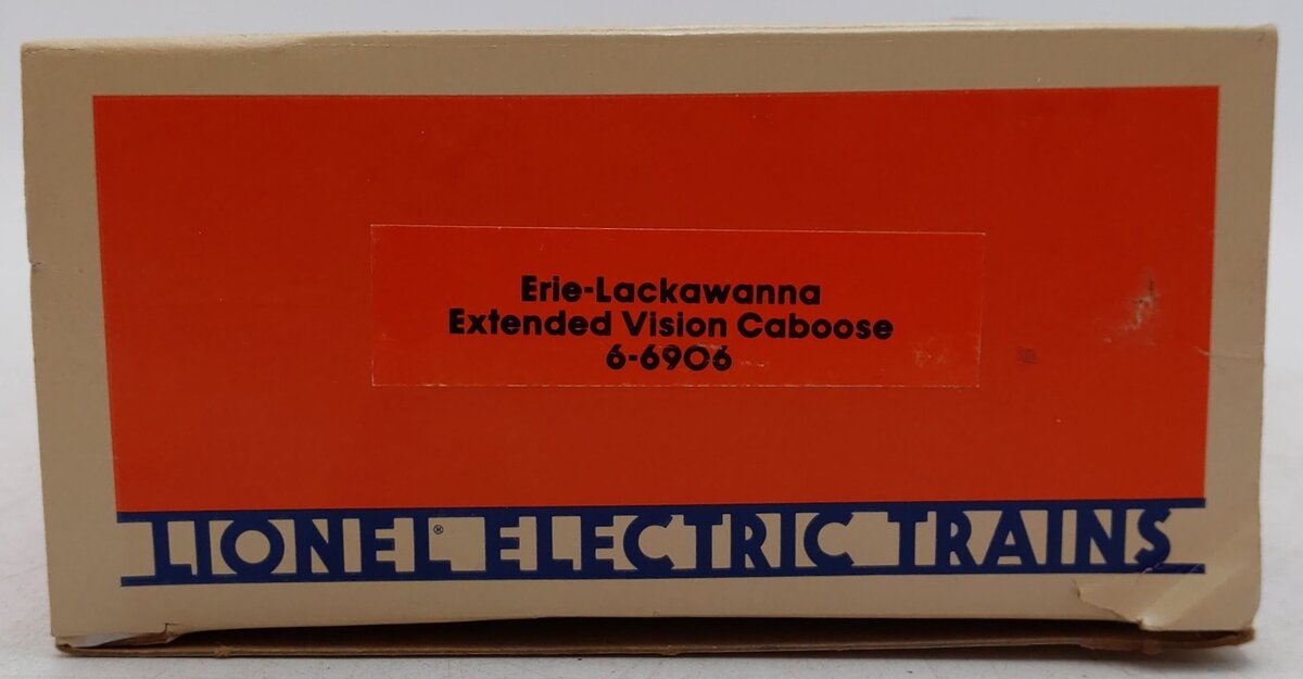 Lionel 6-6906 O Gauge Erie Lackawanna Extended Vision Caboose #6906 EX/Box
