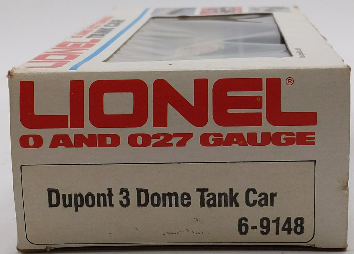 Lionel 6-9148 O Gauge DuPont Triple Dome Tank Car #9148 LN/Box