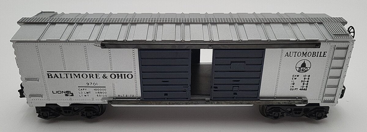 Lionel 6-9701 O Gauge Baltimore & Ohio Double Door Automobile Boxcar VG/Box