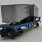 Lionel 6-9226 O Gauge Delaware and Hudson Flatcar with 2 Trailers EX/Box