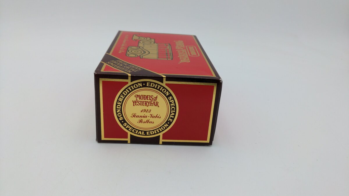 Matchbox Y16 1:43 Scale 1923 Scania Vabis Post Bus Die Cast Limited Edition LN/Box