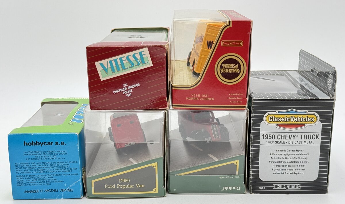 Corgi, Ertl, & Others Assorted Diecast Vehicles [6] LN/Box