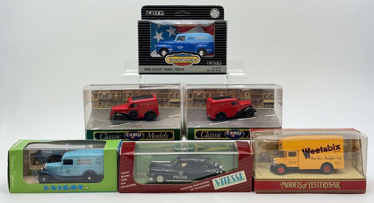 Corgi, Ertl, & Others Assorted Diecast Vehicles [6] LN/Box
