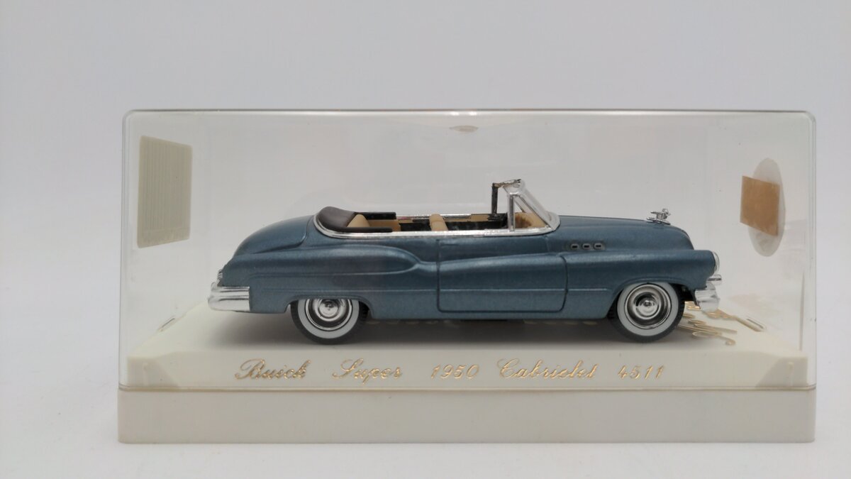 Solido 4511 1:43 Scale Age D'Or Die Cast Grayish-Blue 1950 Buick Super Cabriolet EX/Box