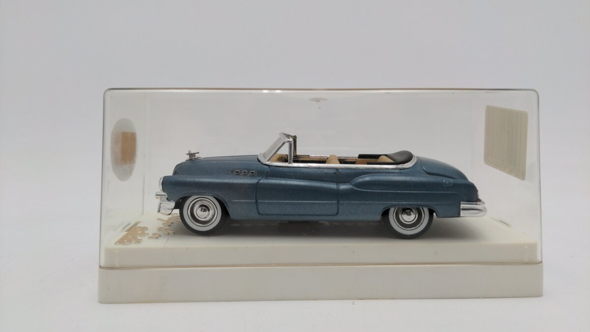 Solido 4511 1:43 Scale Age D'Or Die Cast Grayish-Blue 1950 Buick Super Cabriolet EX/Box