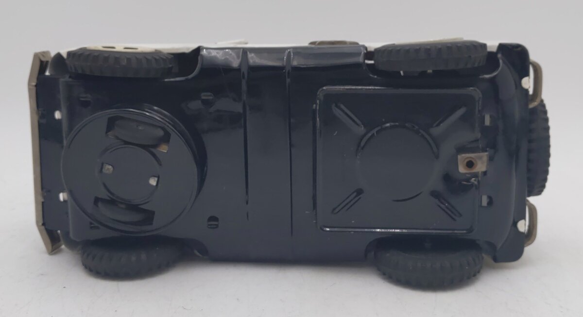 Daiya Military Police Jeep Tin Lithograph Battery Operated Toy EX