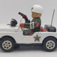 Daiya Military Police Jeep Tin Lithograph Battery Operated Toy EX