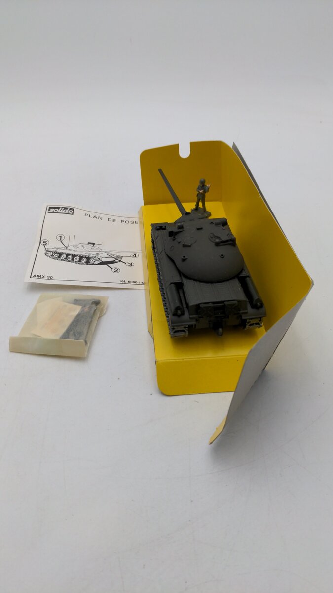 Solido 6060 1:50 Scale Custom Collection Militaire II AMX 30 Military Tank EX/Box