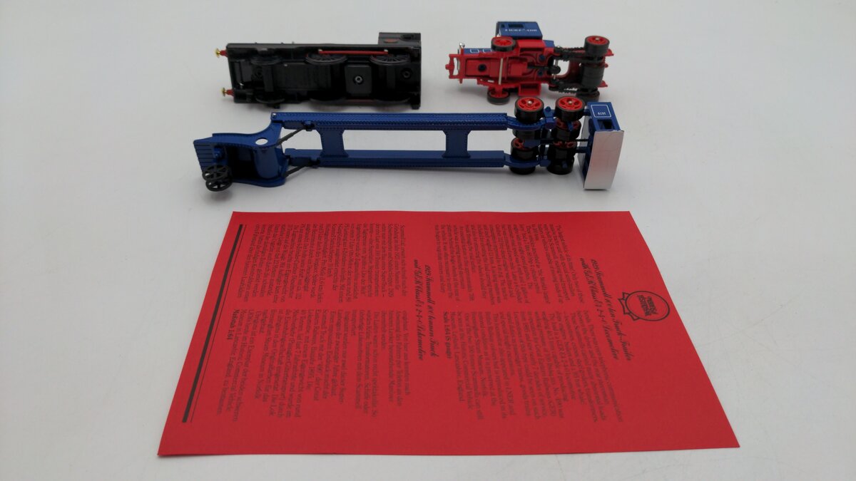Matchbox YS-16 Models of Yesteryear 1929 Scammel 100 Ton Truck w/Locomotive LN/Box