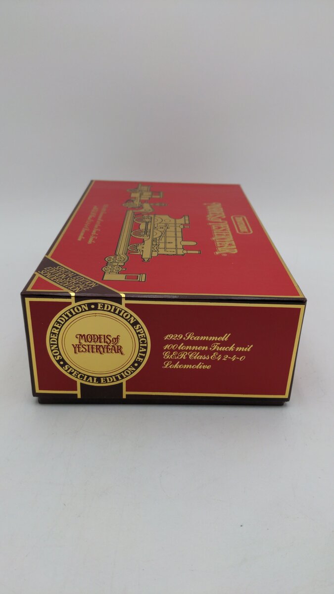 Matchbox YS-16 Models of Yesteryear 1929 Scammel 100 Ton Truck w/Locomotive LN/Box