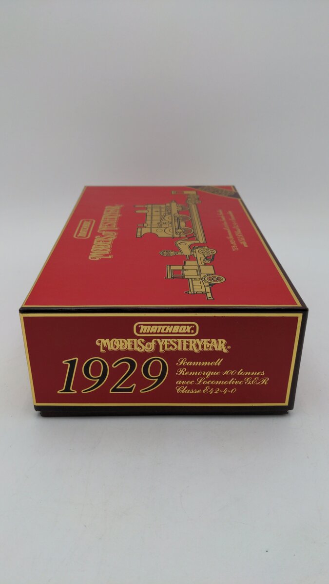 Matchbox YS-16 Models of Yesteryear 1929 Scammel 100 Ton Truck w/Locomotive LN/Box