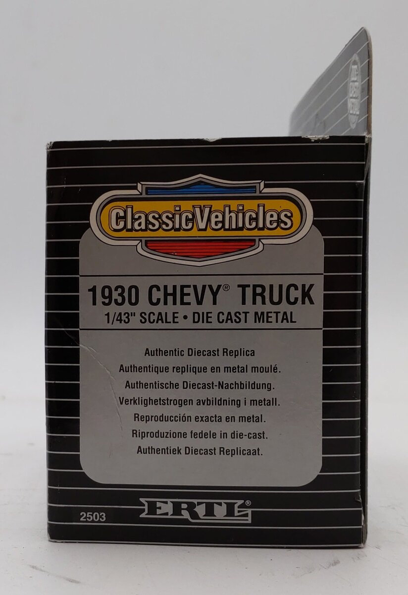 Ertl 2503 1:43 Livestock Transportation Carl Jones Prop. 1930 Chevy Stake Truck NIB